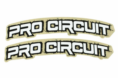 Pro Circuit Retro Fender Sticker - Offroad Collection
