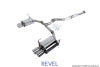 Revel Medallion Touring-S Catback Exhaust - Dual Muffler/ Quad Tip 15-17 Subaru Impreza WRX / Sti - Mufflers & Tips