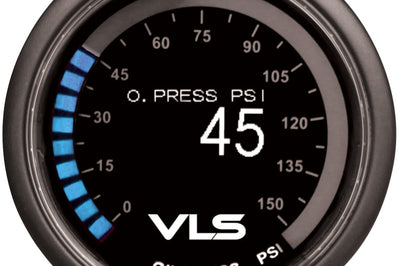 Revel VLS 52mm 0-150PSI Digital OLED Oil Pressure Gauge - Gauges & Pods
