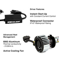 Xk Glow Rgb H4 Led Bulb Kit - Street Collection