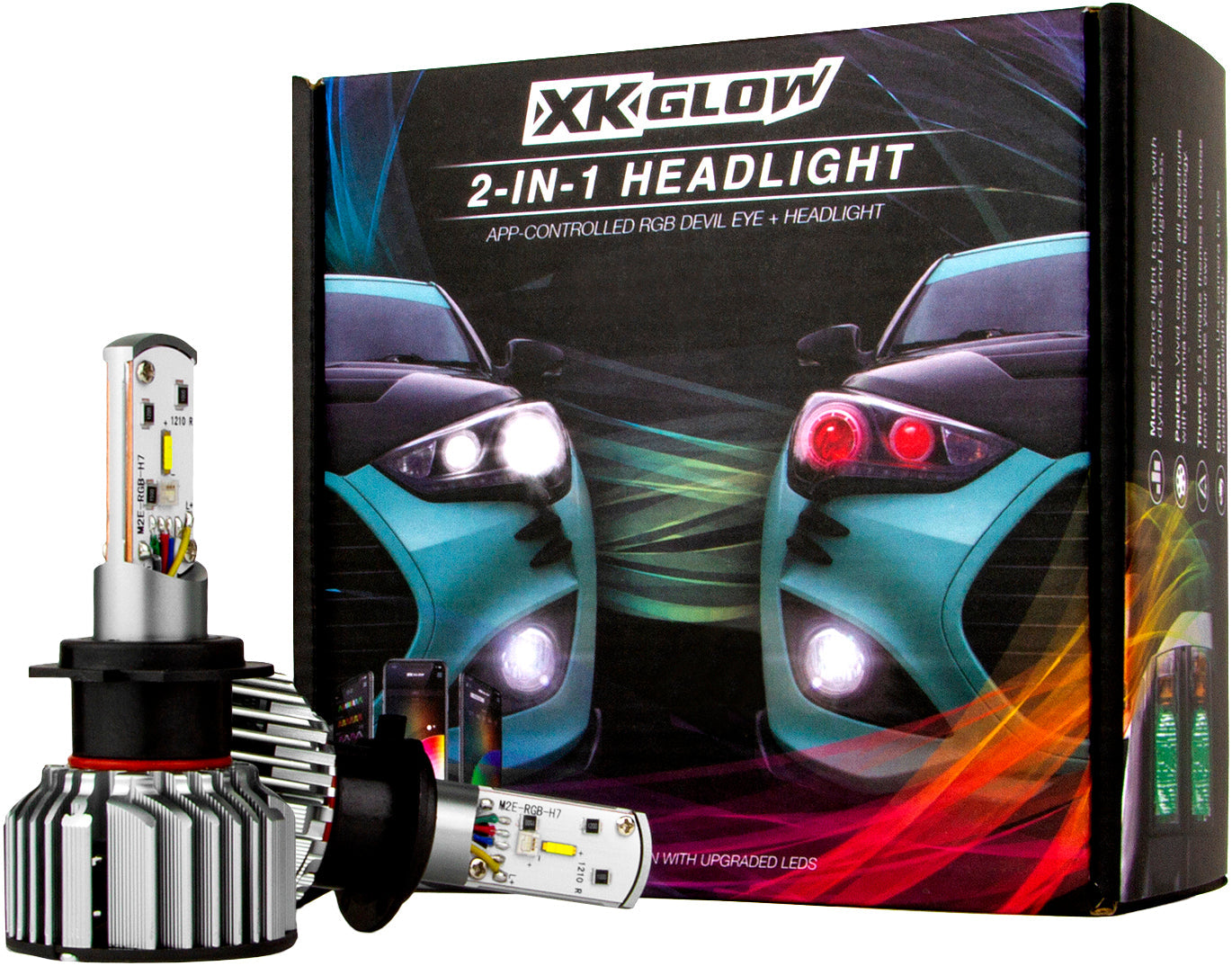Xk Glow Rgb H4 Led Bulb Kit - Street Collection