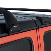 Rhino-Rack 07-22 Jeep Wrangler JK/JL 4 Door Hard Top Vortex SG 2 Bar Roof Rack - Black - Roofs & Accessories