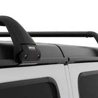 Rhino-Rack 07-22 Jeep Wrangler JK/JL 4 Door Hard Top Vortex SG 2 Bar Roof Rack - Black - Roofs & Accessories