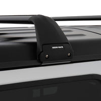 Rhino-Rack 07-22 Jeep Wrangler JK/JL 4 Door Hard Top Vortex SG 2 Bar Roof Rack - Black - Roofs & Accessories