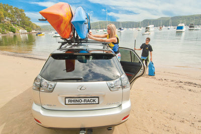 Rhino-Rack Folding J Style Kayak Carrier Extension - Pair - Roofs & Roof Accessories