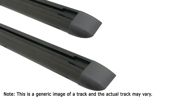 Rhino-Rack RTC Tracks w/Hardware & End Caps - 63in - Pair - Roofs Roof Accessories