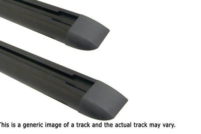 Rhino-Rack RTC Tracks w/Hardware & End Caps - 63in - Pair - Roofs Roof Accessories