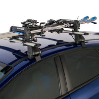 Rhino-Rack Universal Ski Carrier - Fits 2 Pairs of Skis - Black - Roofs & Roof Accessories