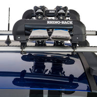 Rhino-Rack Universal Ski Carrier - Fits 2 Pairs of Skis - Black - Roofs & Roof Accessories
