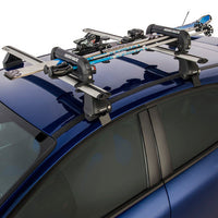 Rhino-Rack Universal Ski Carrier - Fits 2 Pairs of Skis - Black - Roofs & Roof Accessories