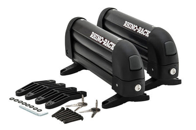 Rhino-Rack Universal Ski Carrier - Fits 2 Pairs of Skis - Black - Roofs & Roof Accessories
