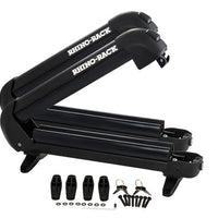 Rhino-Rack Universal Ski/Snowboard Carrier - Fits 3 Pairs of Skis or 2 Snowboards - Black - Roofs & Roof Accessories