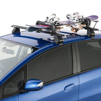 Rhino-Rack Universal Ski/Snowboard Carrier - Fits 3 Pairs of Skis or 2 Snowboards - Black - Roofs & Roof Accessories