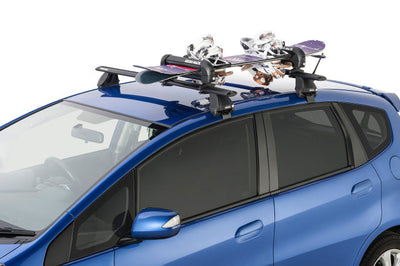 Rhino-Rack Universal Ski/Snowboard Carrier - Fits 3 Pairs of Skis or 2 Snowboards - Black - Roofs & Roof Accessories