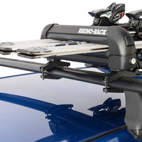 Rhino-Rack Universal Ski/Snowboard Carrier - Fits 3 Pairs of Skis or 2 Snowboards - Black - Roofs & Roof Accessories