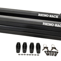 Rhino-Rack Universal Ski/Snowboard Carrier - Fits 4 Pairs of Skis or 2 Snowboards - Black - Roofs & Roof Accessories