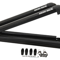 Rhino-Rack Universal Ski/Snowboard Carrier - Fits 6 Pairs of Skis or 4 Snowboards - Black - Roofs & Roof Accessories
