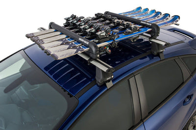 Rhino-Rack Universal Ski/Snowboard Carrier - Fits 6 Pairs of Skis or 4 Snowboards - Black - Roofs & Roof Accessories