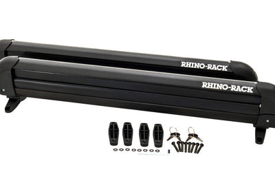 Rhino-Rack Universal Ski/Snowboard Carrier - Fits 6 Pairs of Skis or 4 Snowboards - Black - Roofs & Roof Accessories