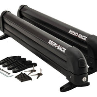 Rhino-Rack Universal Ski/Snowboard Carrier - Fits 6 Pairs of Skis or 4 Snowboards - Black - Roofs & Roof Accessories