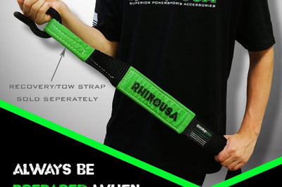 Rhino USA 20Ft Tow Strap/Shackles Combo - Suspension