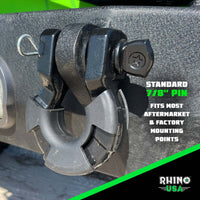 Rhino USA 8T Super Shackle 2-Pack (Red) - Suspension