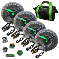 Rhino USA Lasso Straps; Basket Straps - Black - Winches & Hitches