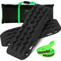 Rhino USA Recovery Traction Boards - Black (Pair) - Winches & Hitches