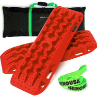 Rhino USA Recovery Traction Boards - Red (Pair) - Winches & Hitches