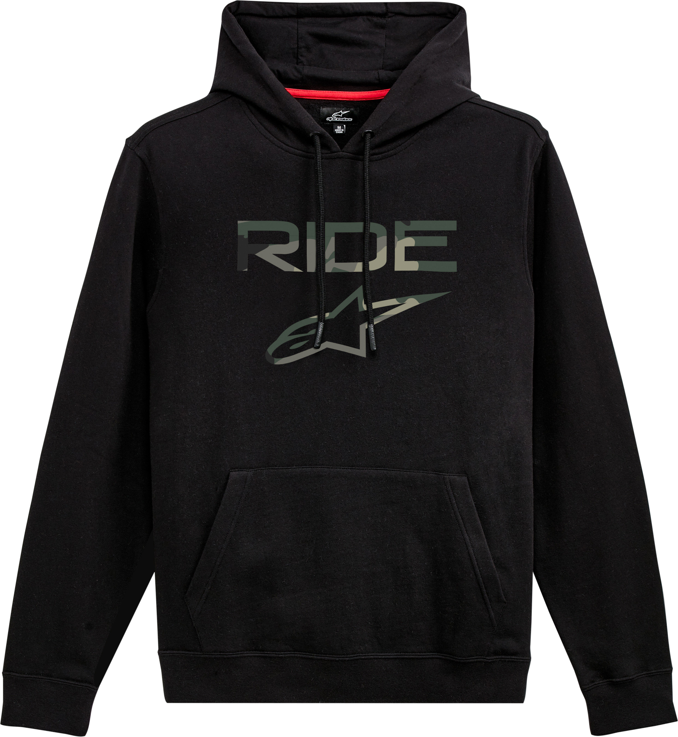 Alpinestars Ride 2.0 Camo Hoodie Black Xl - Large - Bicycle Collection