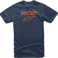 Alpinestars Ride 2.0 Camo Tee Military Xl - Navy/Orange / 2X-Large - Bicycle Collection