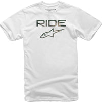 Alpinestars Ride 2.0 Camo Tee White Xl - 2X-Large - Bicycle Collection