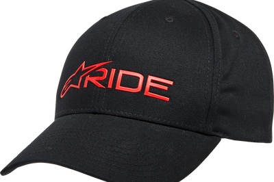 Alpinestars Ride 3.0 Hat Navy/gold - Black/Red / One Size Fits Most - Bicycle Collection