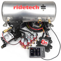 Ridetech RidePro E5 Air Ride Suspension Control System 3 Gallon Single Compressor 1/4in Valves