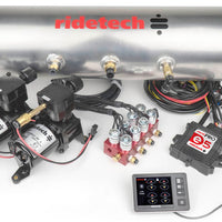 Ridetech RidePro E5 Air Ride Suspension Control System 5 Gallon Dual Compressor 1/4in Valves