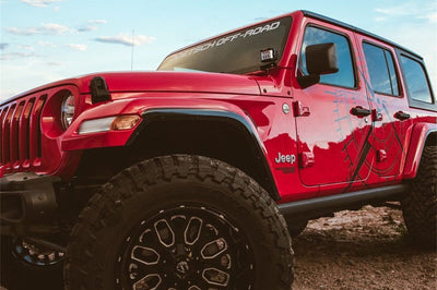 Rigid Industries 2018 Jeep JL - A-Pillar Mount Kit - Mounts Set of D / D-SS / SR-M / Ignite Series - Lights
