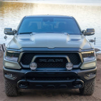Rigid Industries 2019+ Dodge Ram 1500 A-Pillar LED Light Mounts - Lights