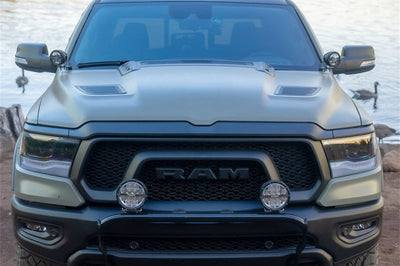 Rigid Industries 2019+ Dodge Ram 1500 A-Pillar LED Light Mounts - Lights