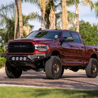 Rigid Industries 2019+ Dodge Ram 2500/3500 A-Pillar LED Light Mounts - Lights