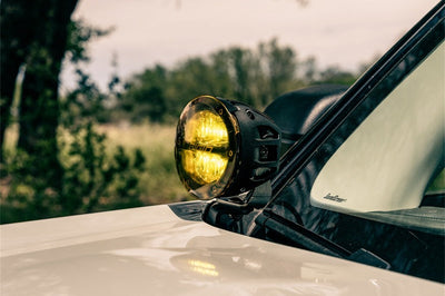 Rigid Industries 2021 Ford Bronco A-Pillar Light Mount Kit (Incl. 4In 360-Series Drive) - Lights