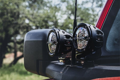 Rigid Industries 2021+ Ford Bronco Dual Pod A-Pillar Mount Kit M617 - Lights