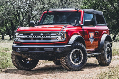 Rigid Industries 2021+ Ford Bronco Dual Pod A-Pillar Mount Kit M617 - Lights