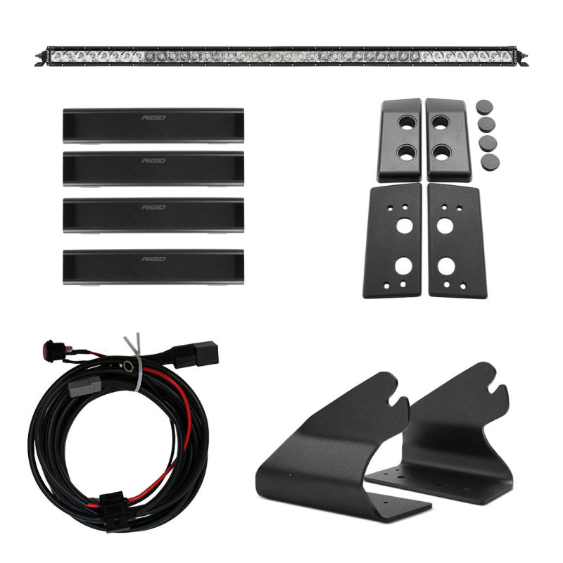 Rigid Industries 2021 Ford Bronco Roof Line Light Kit (Incl. SR spot/flood Combo Bar) - Lights