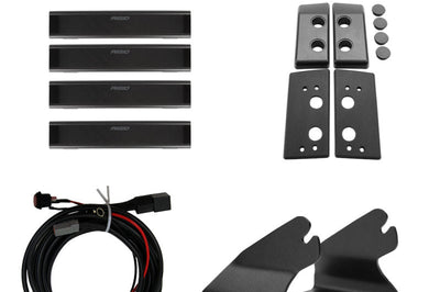 Rigid Industries 2021 Ford Bronco Roof Line Light Kit (Incl. SR spot/flood Combo Bar) - Lights