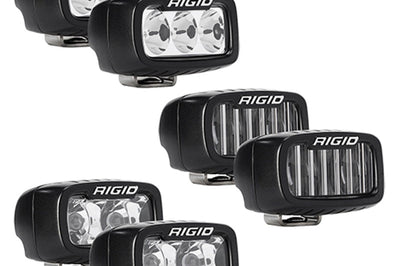 Rigid Industries 2021+ Ford Mod Bumper Triple SR-M Fog Light Kit - Lights