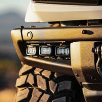 Rigid Industries 2021+ Ford Mod Bumper Triple SR-M Fog Light Kit - Lights