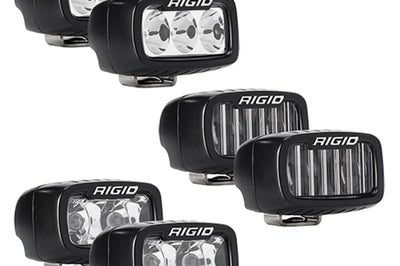 Rigid Industries 2021+ Ford Mod Bumper Triple SR-M Fog Light Kit - Lights