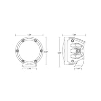 Rigid Industries 2022+ Toyota Tundra A-Pillar Light Kit (4in 360-Series) - Lights
