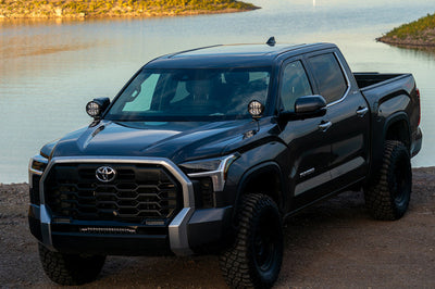 Rigid Industries 2022+ Toyota Tundra A-Pillar Light Kit (6in 360-Series) - Lights