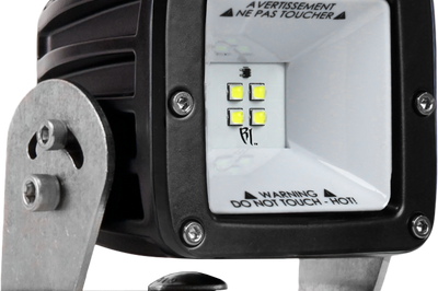 Rigid Industries 2x2 115 Degree DC Scene Light - Black - Lights